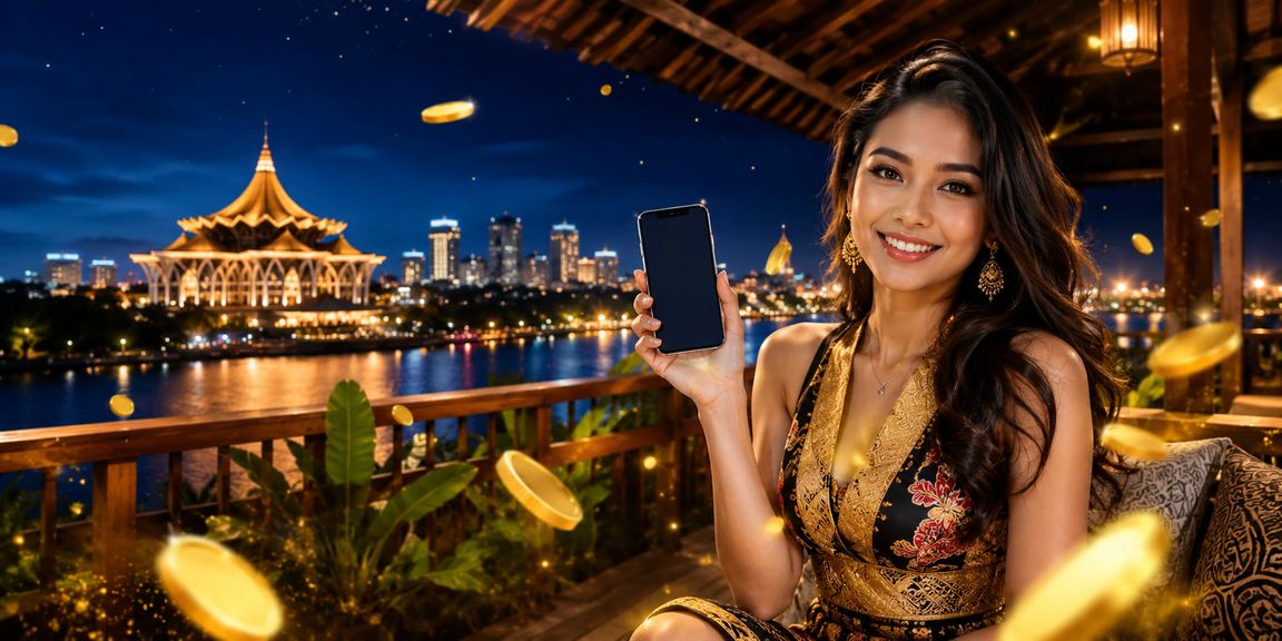 Pengguna Sarawak menggunakan aplikasi mudah alih rjbet77